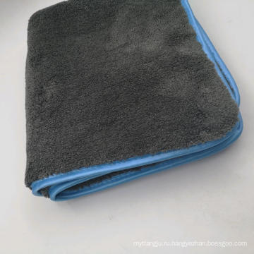 1200gsm мытья автомобиля microfiber детализация коралловые флис полотенце